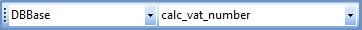 Calc VAT Number from DBBase