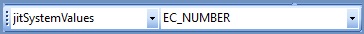Select the EC_Number from the dropdown