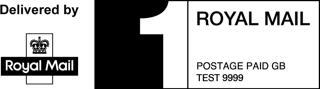 Specimen prepaid postage imprint (PPI), 26mm x 93mm