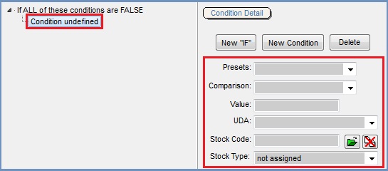 Telesale Rule Condition Undefined